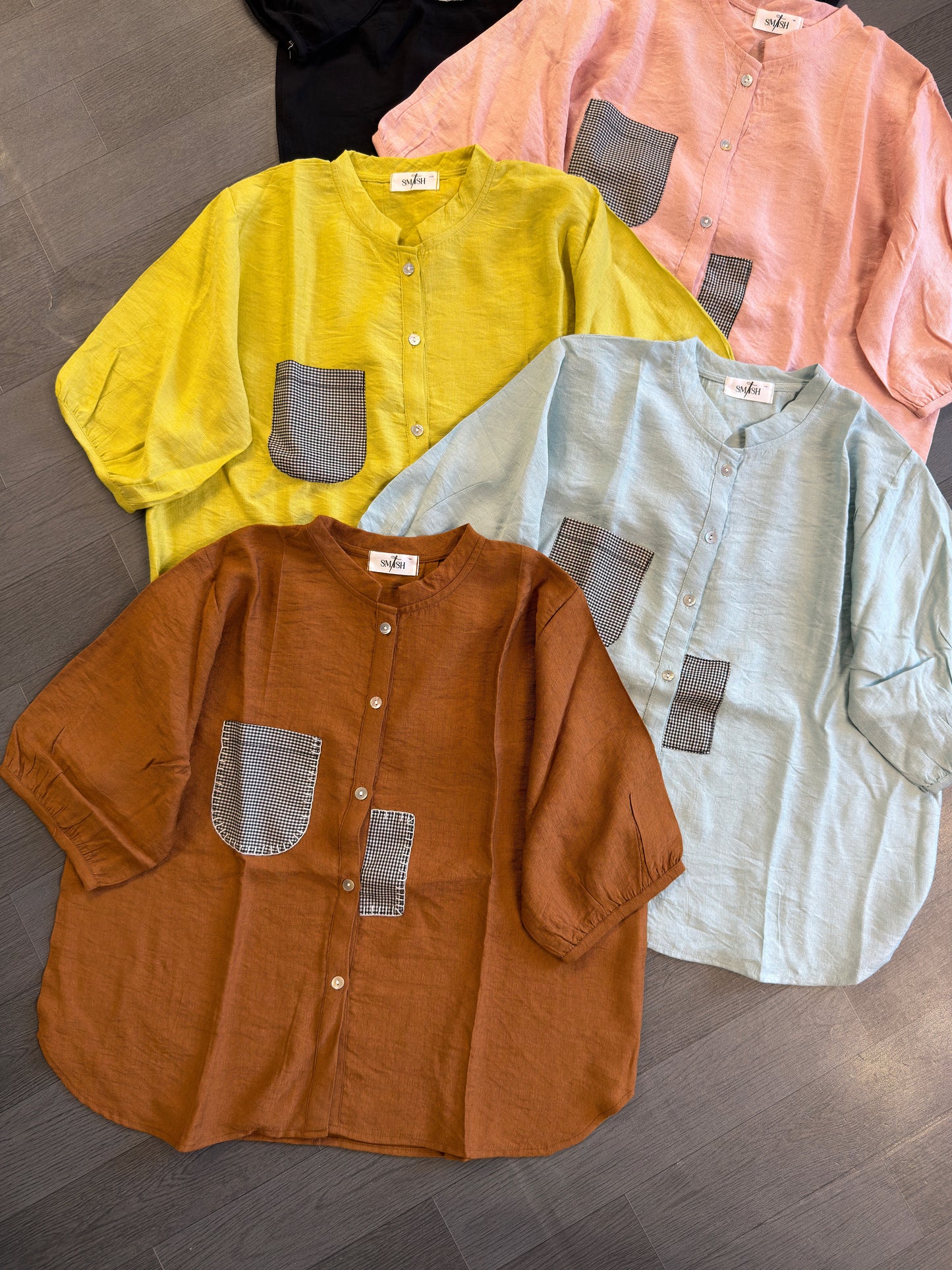 SMALL CHEX PATTERN TOP
