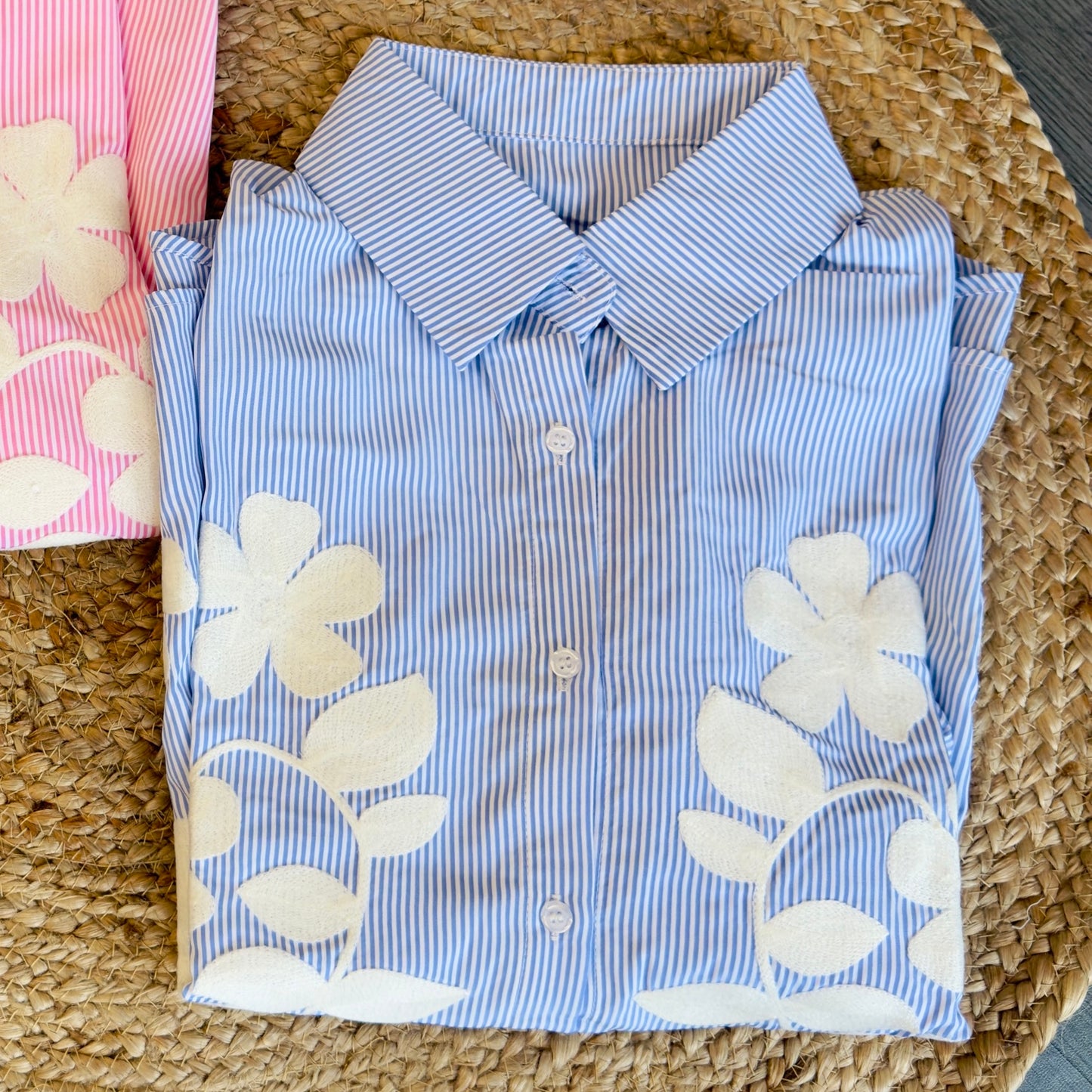 BEST SELLING STRIPS EMBROIDERY SHIRT