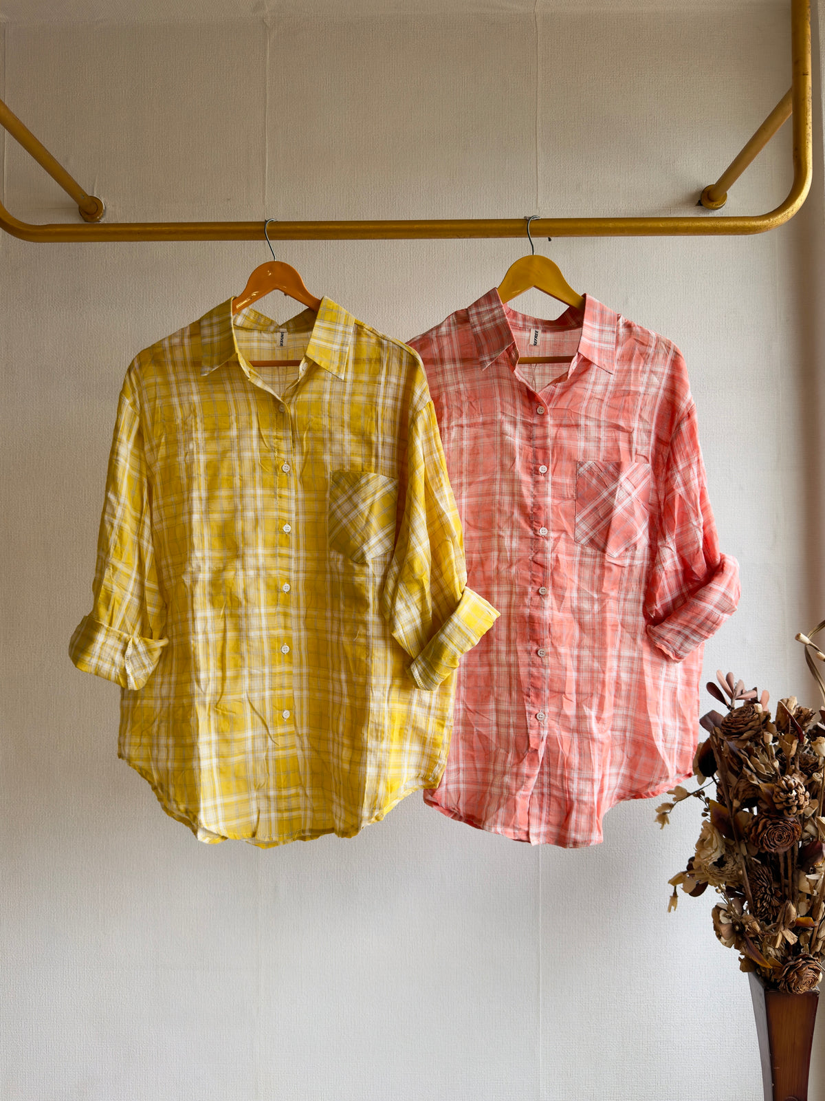 TRENDING CHEX PURE MUL COTTON SHIRT
