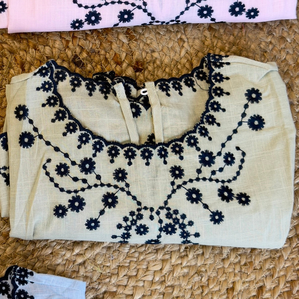 SUMMER SPECIAL PURE COTTON EMBROIDERY TOP
