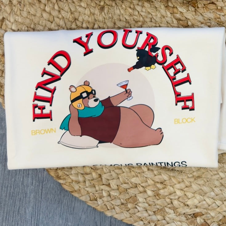 FIND YOUR SELF PREMIUM CASUAL TSHIRT