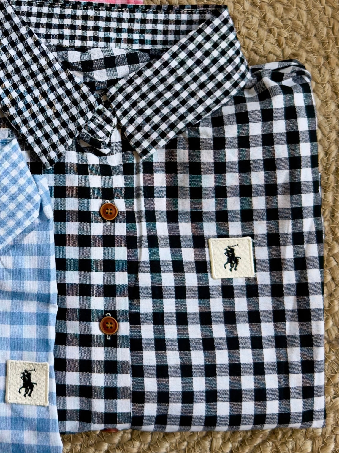 CHEX CROP SHIRT TOP