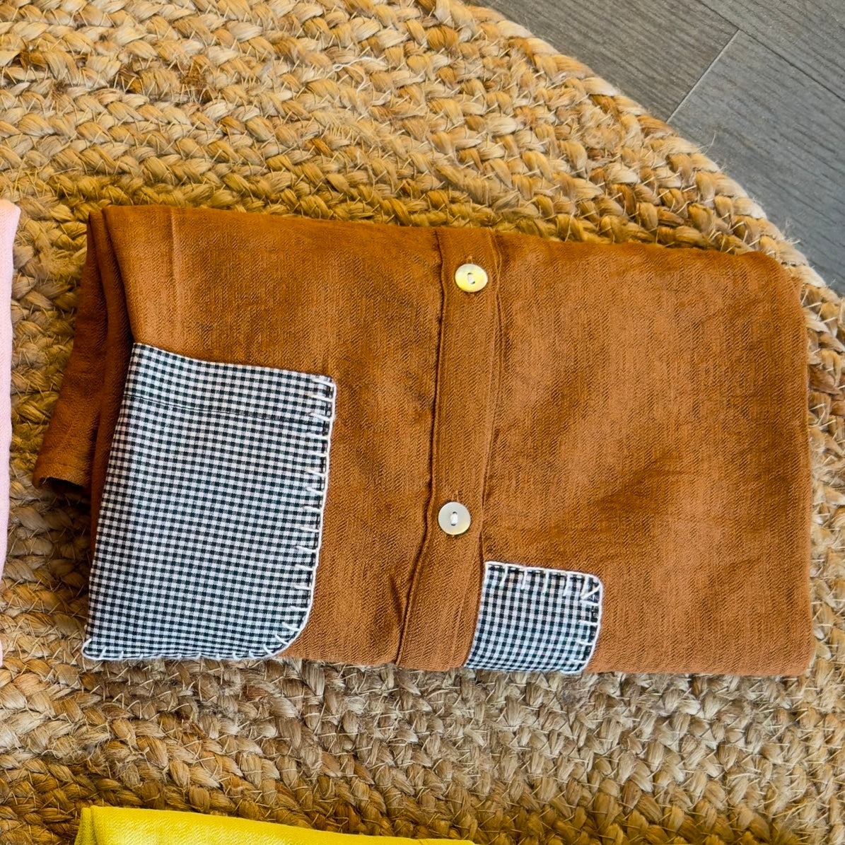 SMALL CHEX PATTERN TOP