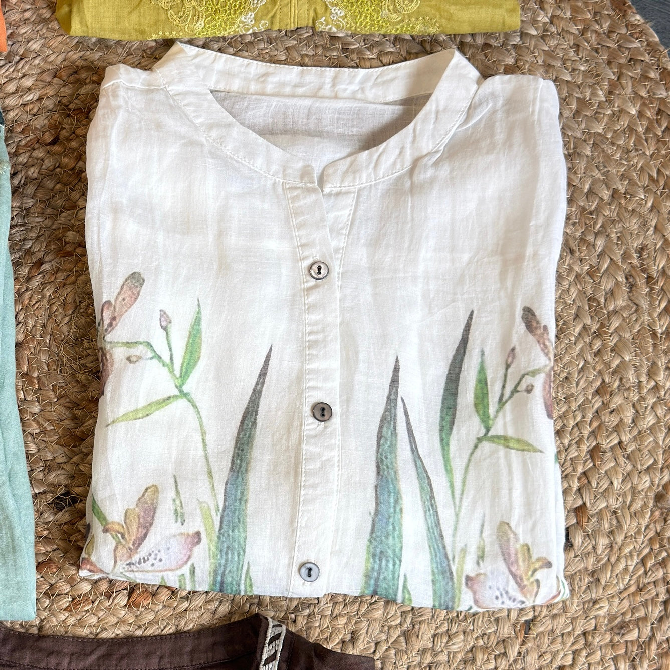 PURE LINEN PRINT & EMBROIDERY TOPS