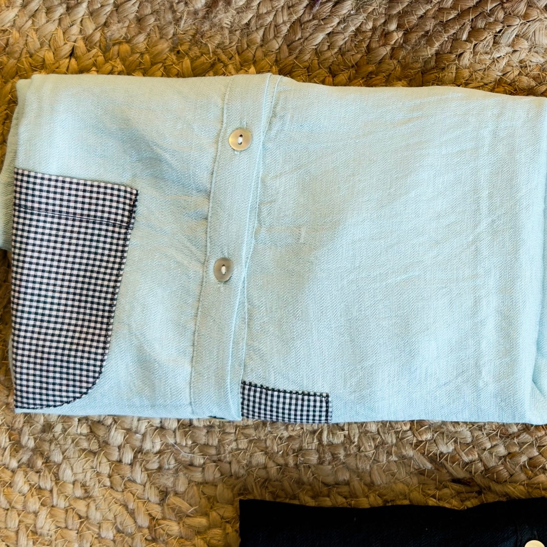 SMALL CHEX PATTERN TOP