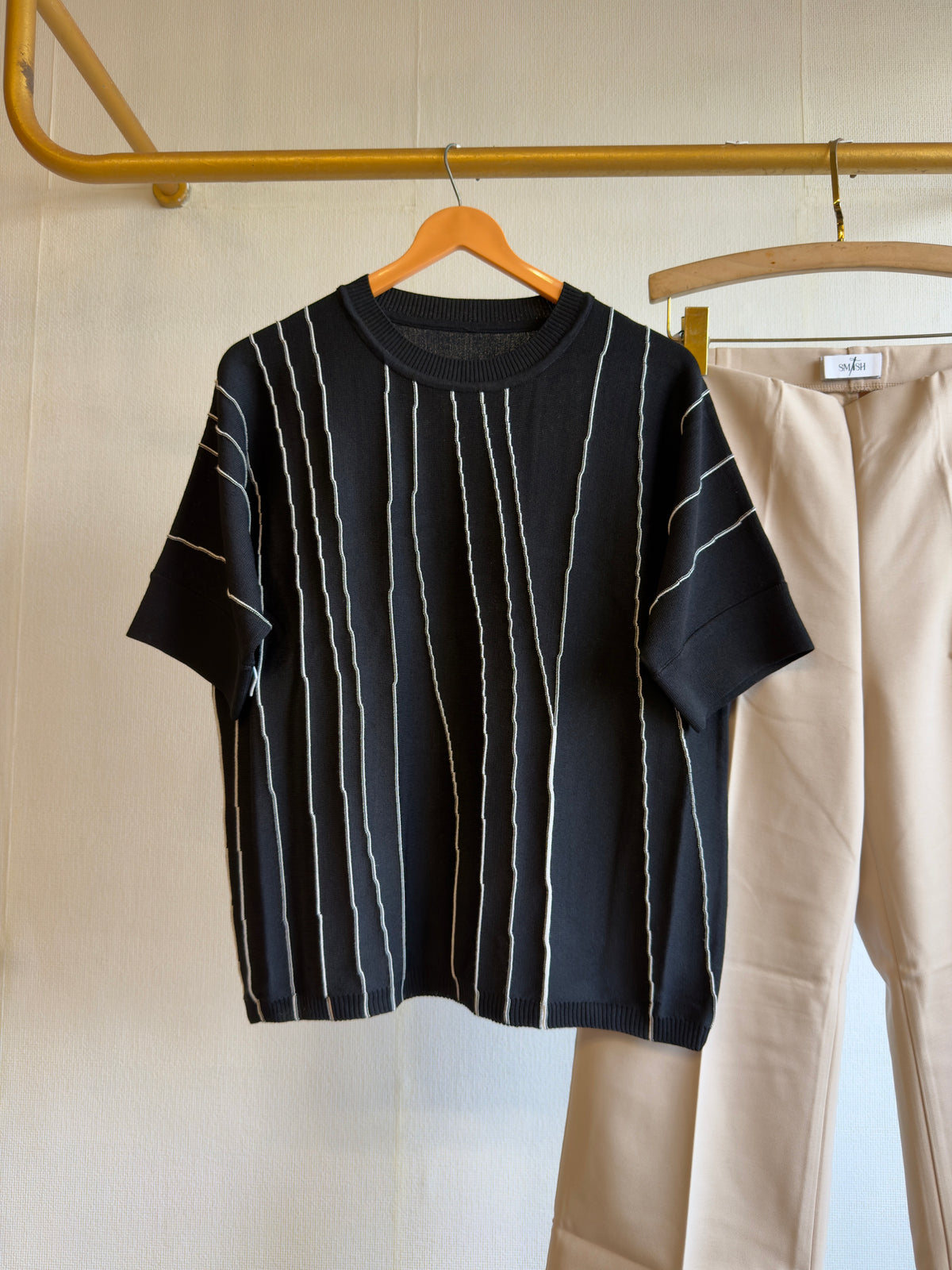 WEAVING STRIPS SOFT KNITTING PONCHO STYLE BEST SELLER TOPS