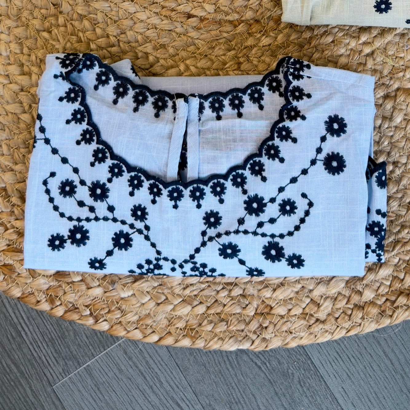 SUMMER SPECIAL PURE COTTON EMBROIDERY TOP