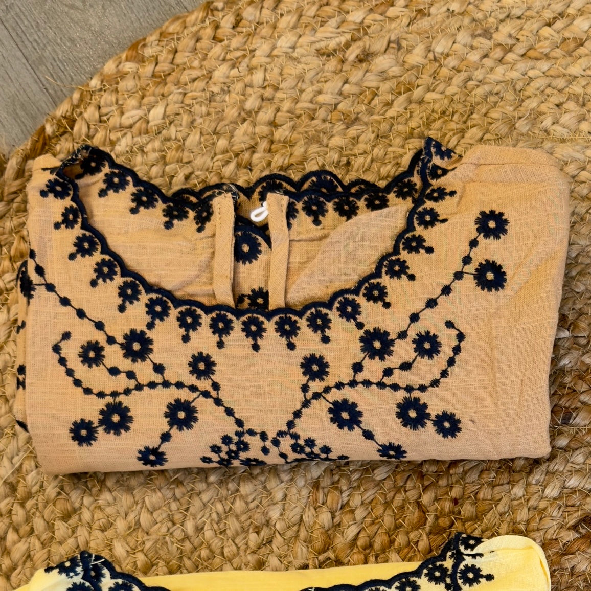 SUMMER SPECIAL PURE COTTON EMBROIDERY TOP