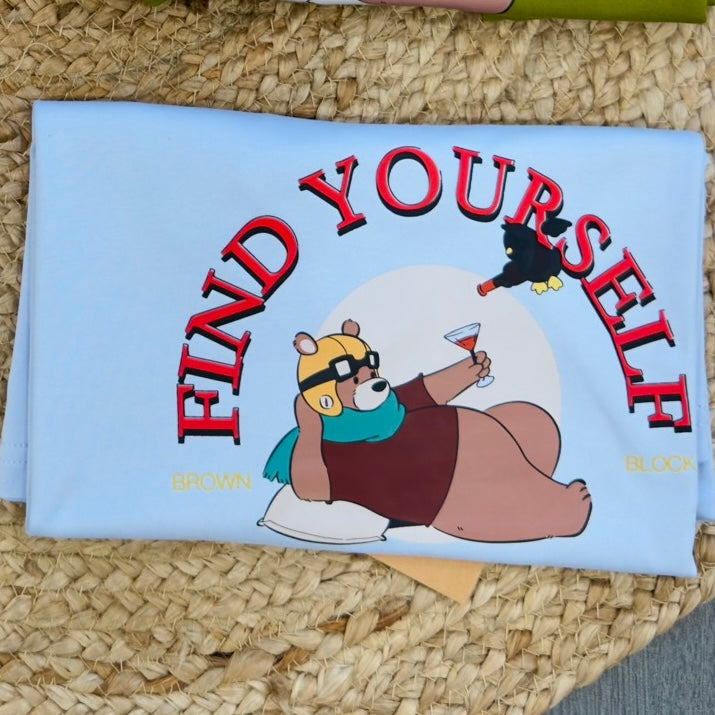 FIND YOUR SELF PREMIUM CASUAL TSHIRT