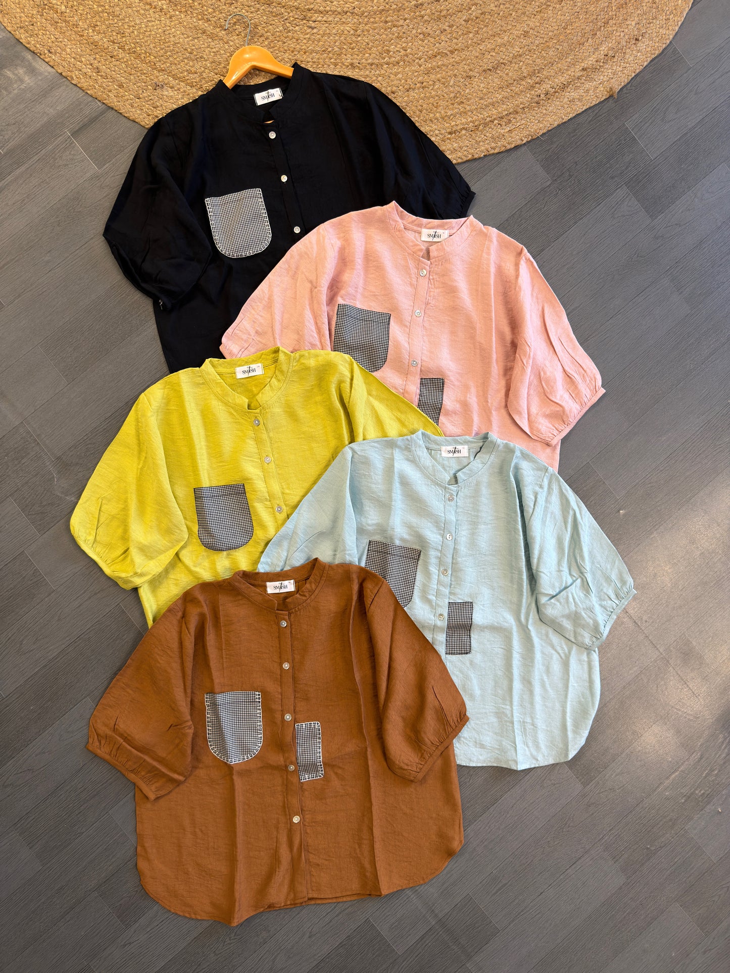 SMALL CHEX PATTERN TOP