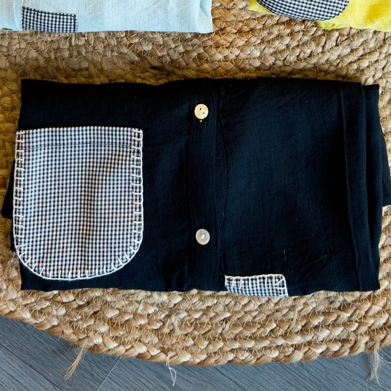 SMALL CHEX PATTERN TOP