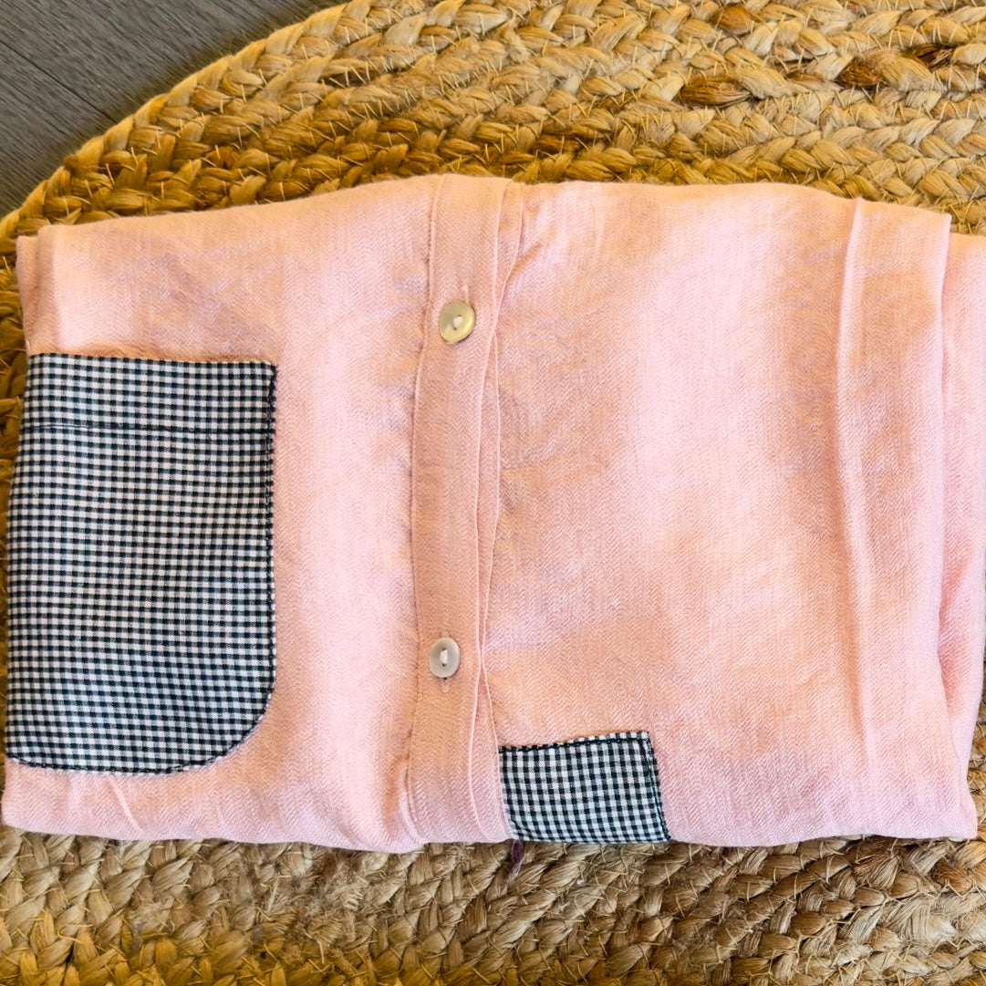 SMALL CHEX PATTERN TOP