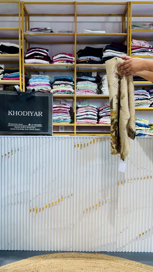 PRINT SOFT KNITTINH TOP